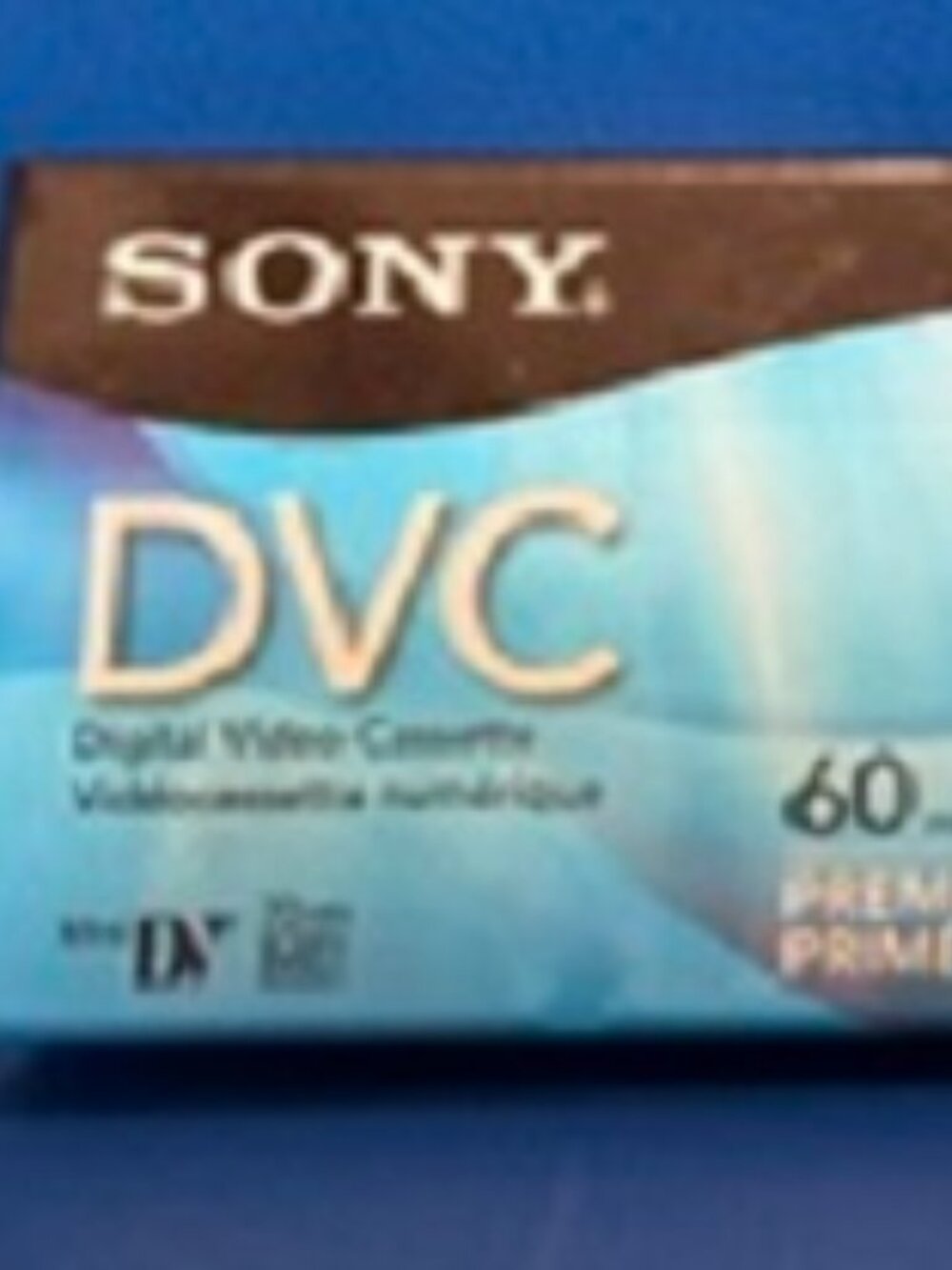NWT Pack of 2 SONY DVC 60/90 Premium MiniDV Digital Video Cassette
